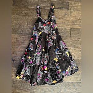 Fun Brown and Colorful Dress